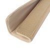 Unique Bargains Faux Leather Hook Loop Closure Safety Seatbelt Case Pads 8.9" Long Beige 2 Pcs - 3 of 3