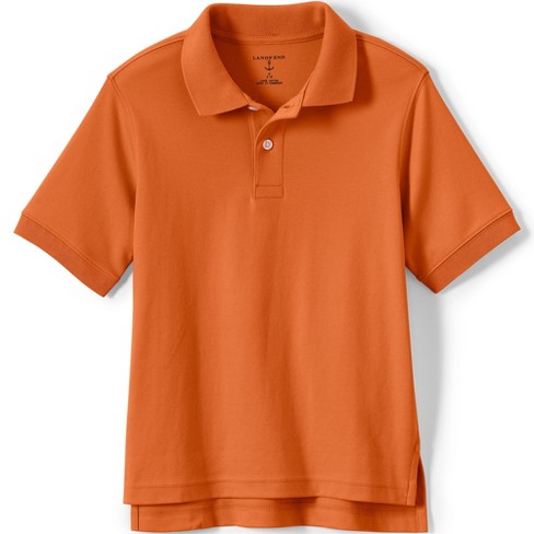 boys orange polo shirt