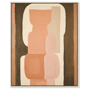 Art Remedy Abstract Pottery Brown Earthy Abstract Wall Art Framed - 1 of 4