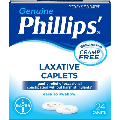 Phillips' Laxative Digestive Treatment Caplets - 24ct