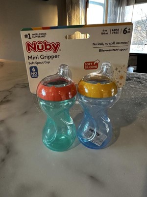 Nuby 3pk Clik-it Soft Spout Cup - Neutral - 10oz : Target