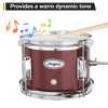 3-Piece Beginner Drum Set – 14" Kit with Snare, Cymbal, Sticks & Adjustable Seat (1-Pack) - 2 of 4