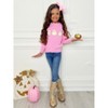 Pink Boo Ghost Halloween Sweater Mia Belle Girls - 2 of 4