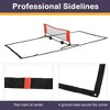 Dexmalle 10ft Portable Soccer Tennis/Pickleball/Badminton/Mini Tennis Net w/ Sideline for Training - 4 of 4