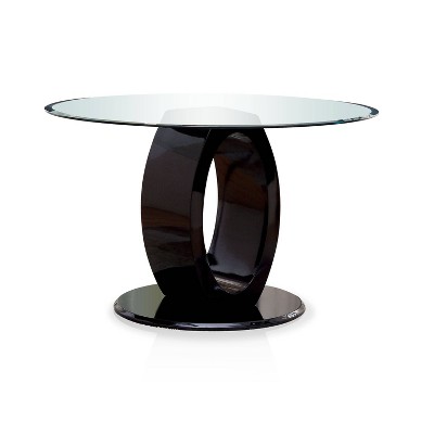 Spearelton Oval Pedestal round Dining Table - HOMES: Inside + Out