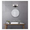 Elegant Lighting Cassie 2 lights bath sconce in black with clear shade - 2 of 4
