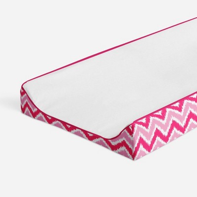 Bacati - MixNMatch Pink White Changing Pad Cover