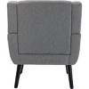 Streamdale Modern Soft Linen Material Ergonomics Accent Chair Living Room Chair Bedroom Chair Home Chair - 3 of 4
