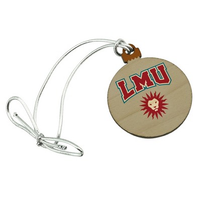 Loyola Marymount University Lions Mini Small Tiny Wood Christmas Tree Holiday Ornament