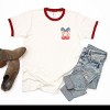 Simply Sage Market Patriotic Cherries Coquette Ringer Tee - 3 of 4
