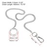 Unique Bargains Wallet Jeans Belt Handbag Nickel Plated Metal Clip Closure Chains - 2 of 4