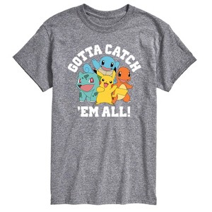 Men's - Pokémon - Gotta Catch 'Em All Group Short Sleeve Graphic T-Shirt - 1 of 4