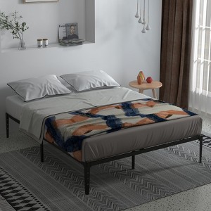 Metal Platform Bed Frame, Heavy Duty Bed Frame with Under-Bed Storage Space - 1 of 4