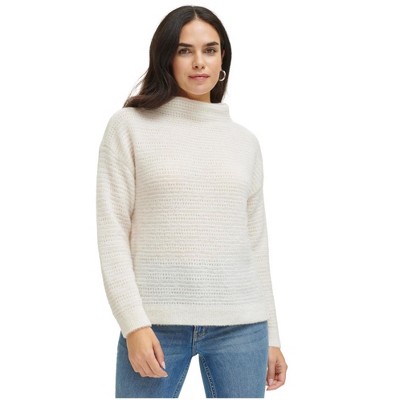 Calvin Klein Womens Funnel Neck Pullover Sweater