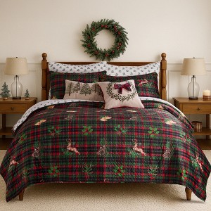Merry Tartan Quilt - Levtex Home - 1 of 4
