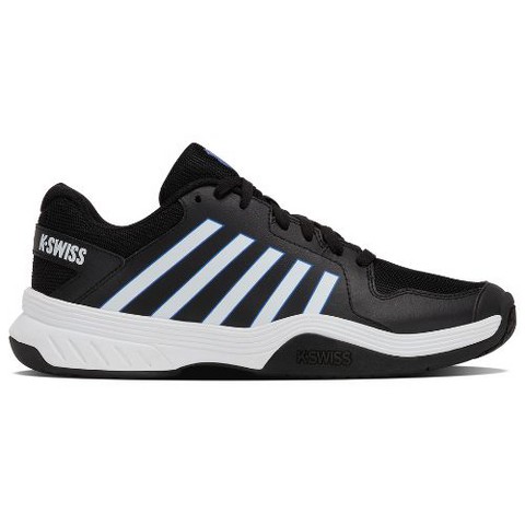 K-Swiss Men's Court Express Pickleball Shoe (Black/White/Dazzling Blue) (9)