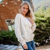 Women's Confetti Knit Front Button Long Sleeve Cardigan - Cupshe - image 3 of 4