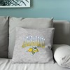NCAA 16" Heather Gray Crisp Sweatshirt Pillow South Dakota Jackrabbits - 4 of 4