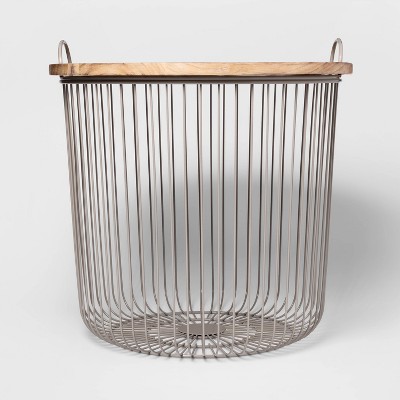 Wire basket sale side table target