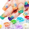 Wrapables Real Dry Flowers Nail Art 3d Flower Nail Decals Nail Manicure with Plastic Case (Set of 12), Sprig - image 3 of 4