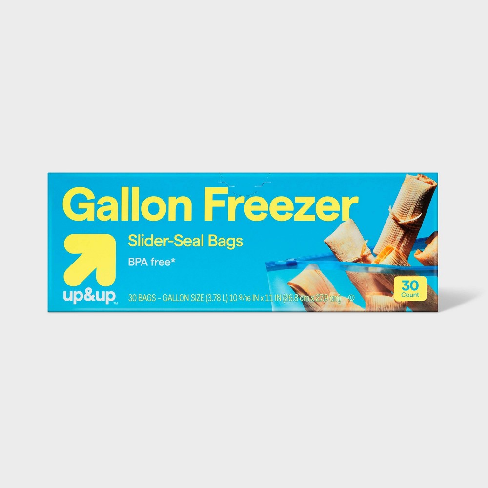 Slider Gallon Freezer Bags 30ct - up&up™