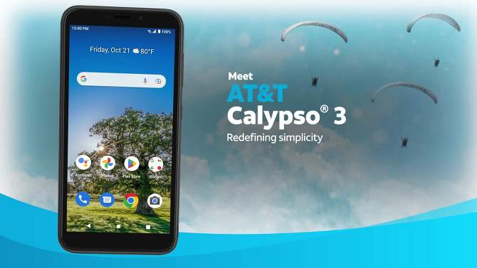 AT&#38;T Prepaid Calypso 3 (32GB) Smartphone - Black, 2 of 11, play video