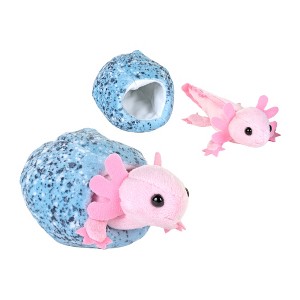 Wild Republic Hatchling Axolotl, Stuffed Animal, 6 Inch, Plush Toy