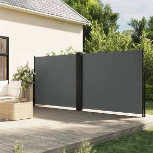 vidaXL Retractable Side Awning Anthracite 70.9"x236.2" - 1 of 4