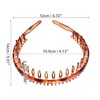 Unique Bargains Women's Fashion Anti-Slip Toothed Hairband Amber 1 Pc - 3 of 4