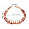 Unique Bargains Women's Fashion Anti-Slip Toothed Hairband Amber 1 Pc - image 3 of 4