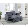 Poundex,Convertible Sofa with Cupholders - 4 of 4