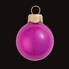 Northlight Pearl Finish Glass Christmas Ball Ornament - 7" (180mm) - Raspberry Pink - 2 of 4