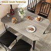 Dining Table with Chairs, Kitchen Table and Chairs for 4, 5 Piece Kitchen & Dining Room Sets for Small Space Vintage, for Small Space Vintage - 3 of 4
