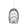 CAVINAS Hanging Egg Swing Chair,Gray Rattan Patio Swing with Cushion for Indoor Outdoor Porch Courtyard - 4 of 4