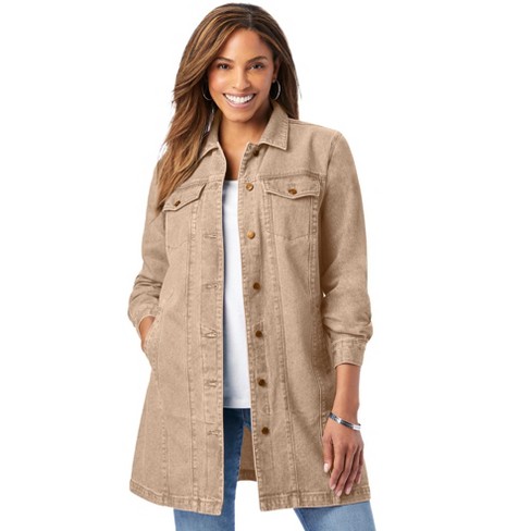 Jessica London Women's Plus Size Duster Zip Sweater : Target