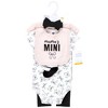 Hudson Baby Infant Girl Cotton Layette Set, Mamas Mini Bows - 2 of 4