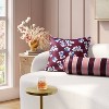 Square Floral Pillow - Threshold™ - image 2 of 4