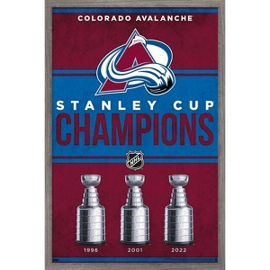 Trends International NHL Colorado Avalanche - Champions 23 Framed Wall Poster Prints - 1 of 4
