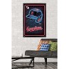 Trends International MLB Cleveland Guardians - Neon Helmet 23 Framed Wall Poster Prints - 2 of 4