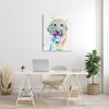 Stupell Industries Vivid Goldendoodle Dog Pet Canvas Art - 3 of 4