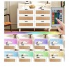 6 Drawer Dresser, Rattan Wood Chest Of Drawers With Led Light Strip, 2 Ac And USB Charging Station, Storage Cabinet Sideboard Console Table For Bedro - 4 of 4