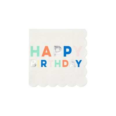 Meri Meri Birthday Palette Small Napkins