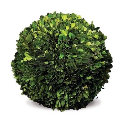 Plum & Post Boxwood Ball Faux (Fake) 12"
