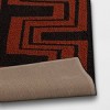 Geometric Area Rug Orange/Black - Threshold™ - 4 of 4