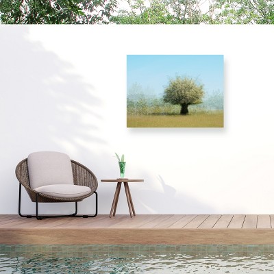 Trademark Fine Art - Katarina Holmstrom Tree With Flowers Matted Framed Art