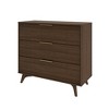 Plank+Beam 3 Drawer Dresser with Brass Handle - 2 of 4