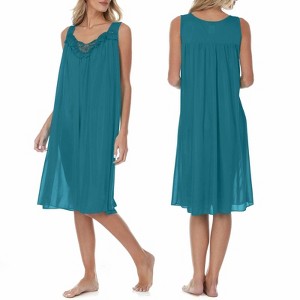 Ezi Satin Nightgown for Women - 1 of 4