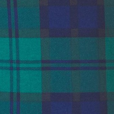green plaid