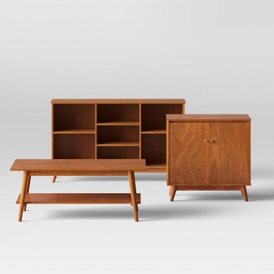 amherst mid century modern coffee table