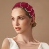 Unique Bargains Women's Elegant Ring Cross Stitching Wide Hairband 6.30"x5.51" 1 Pc - 2 of 3
